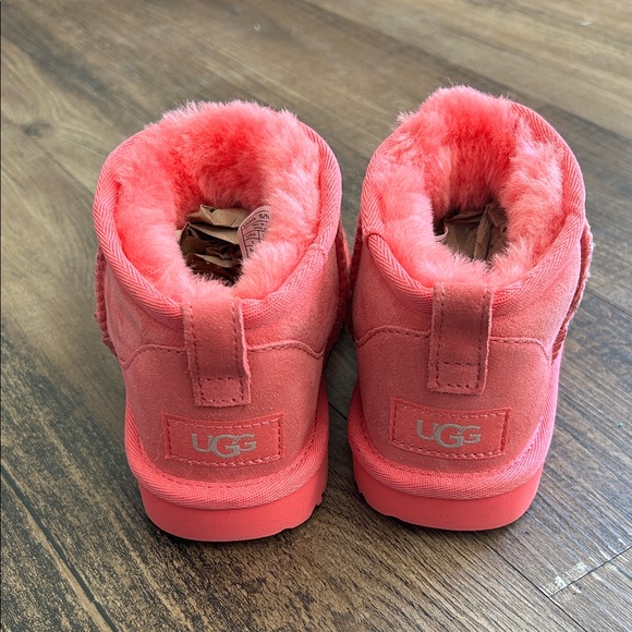 UGG Classic Ultra Mini pink bloom Boots - Picture 2 of 9